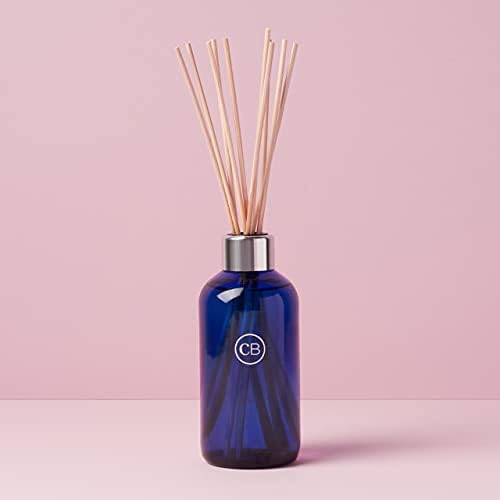Capri Blue Volcano Reed Diffuser Set - Includes Reed Diffuser Sticks, Fragrance Oil, and Glass Bottle - Luxury Scented Room Fresheners - Cobalt Blue (8 fl oz)