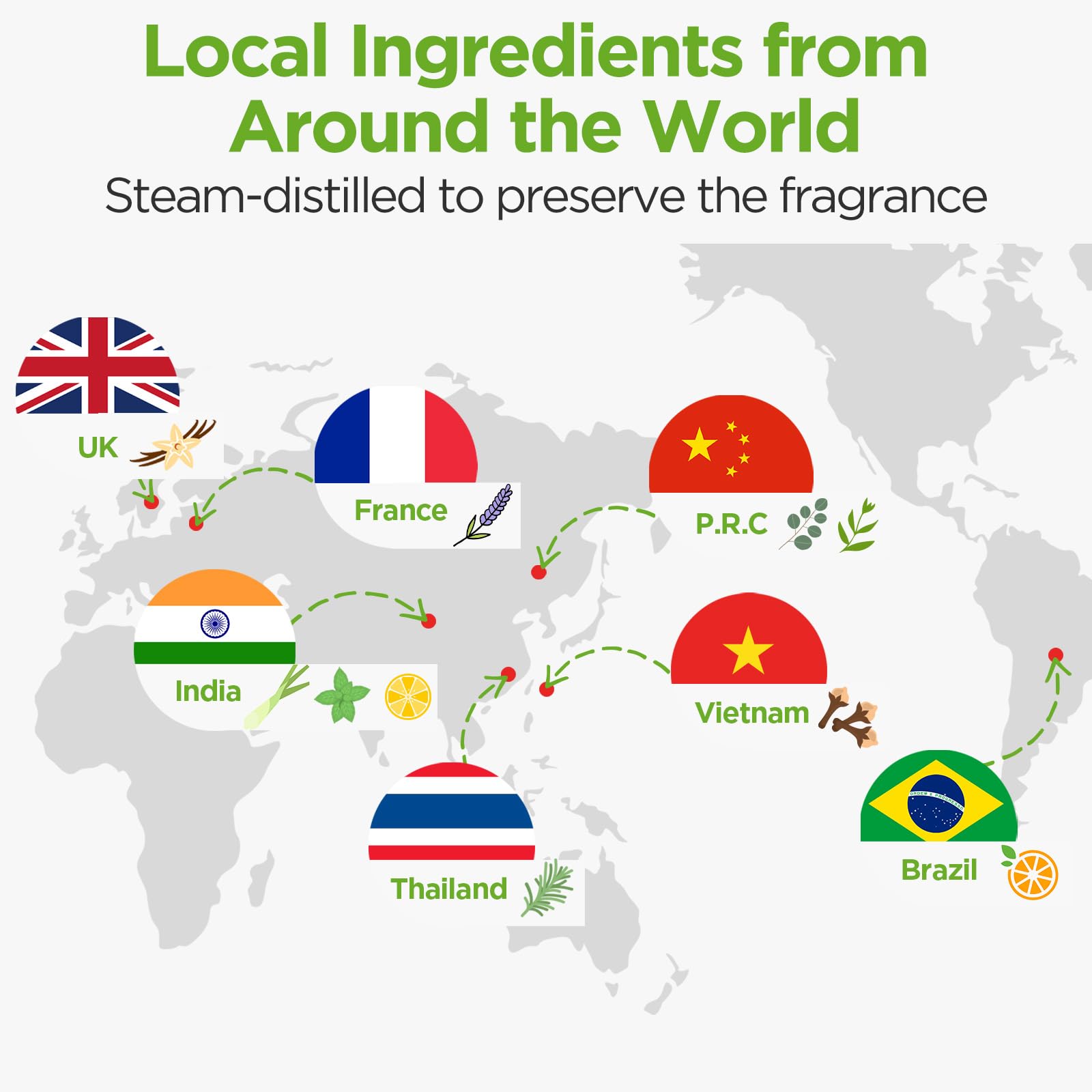 InnoGear Aromatherapy Diffuser & 10 Essential Oils Set, 400ml Diffuser Ultrasonic Diffuser Cool Mist Humidifier with 4 Timers 7 Colors Light Waterless Auto Off for Large Room Office, Dark Wood Grain