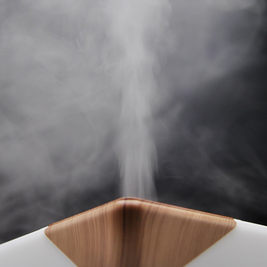 ASAKUKI 700 ml Premium Essential Oil Diffuser, 5 in 1 Ultrasonic Aromatherapy Fragrant Oil Vaporizer Humidifier, Timer and Auto-Off Safety Switch, 7 LED Light Colors, Valentine's Day Gift