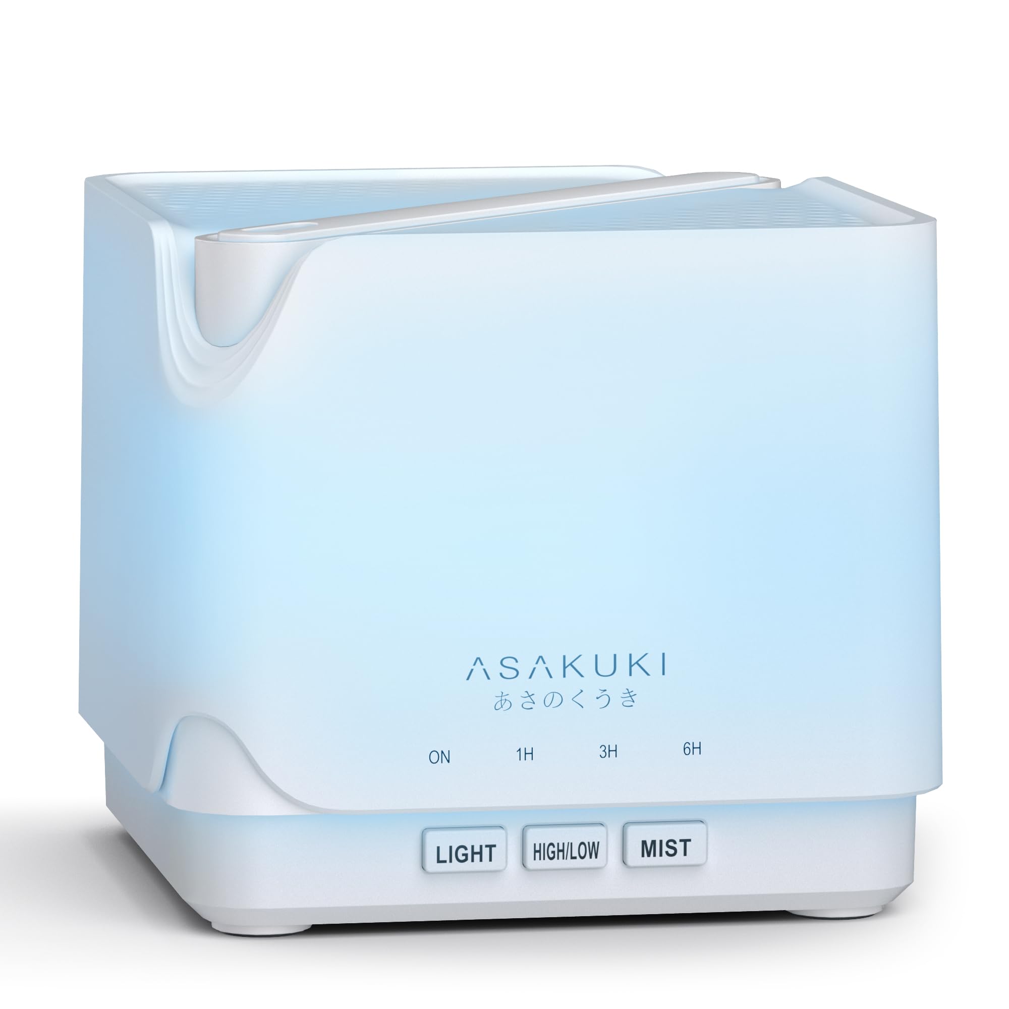 ASAKUKI 700 ml Premium Essential Oil Diffuser, 5 in 1 Ultrasonic Aromatherapy Fragrant Oil Vaporizer Humidifier, Timer and Auto-Off Safety Switch, 7 LED Light Colors, Valentine's Day Gift