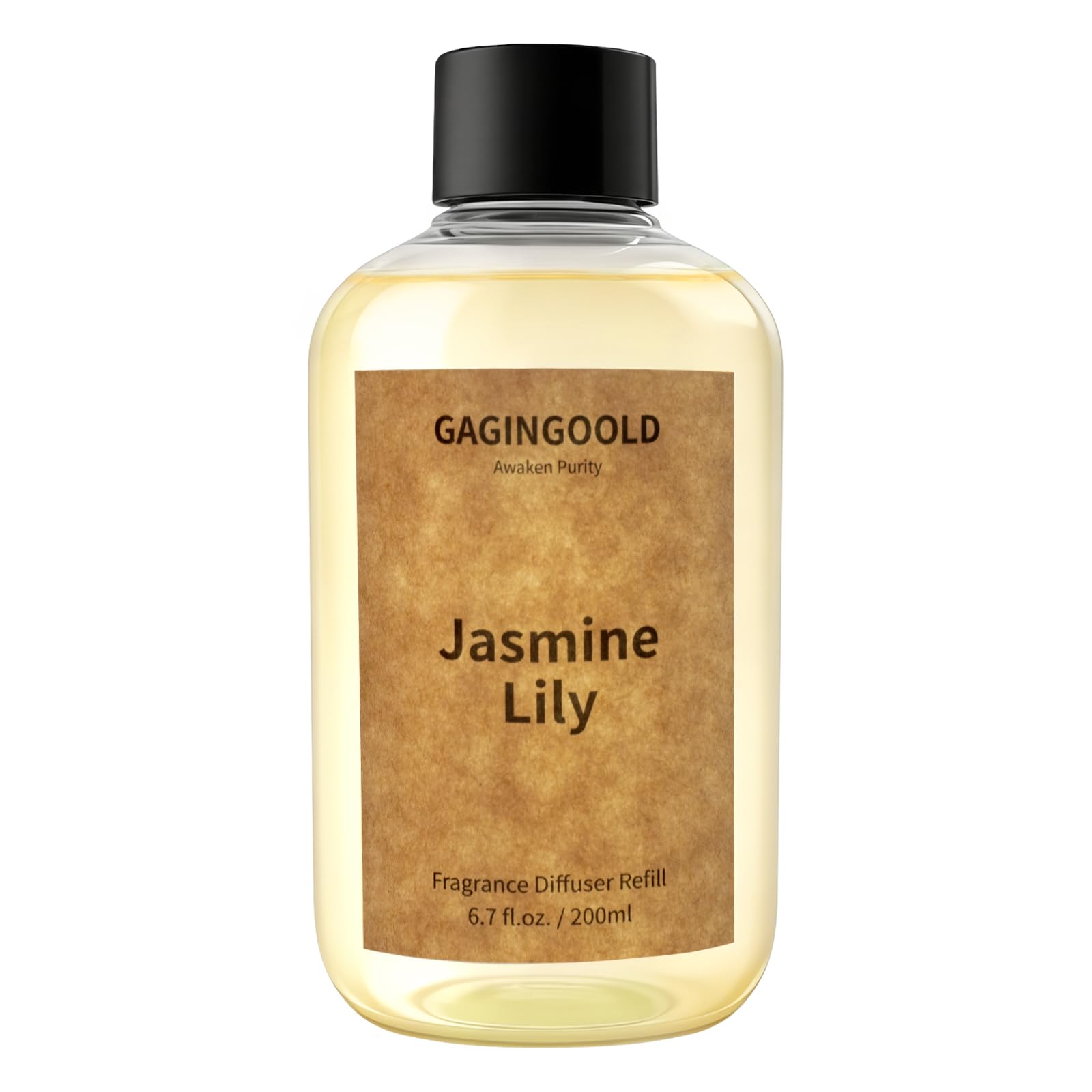 Reed Diffuser, 4 oz Earthy Sandalwood Scent Diffuser with 7 Sticks, Long Lasting Reed diffusers for Home, Elegant Fragrance for Bathroom Bedroom Office Decor, Air Fresh