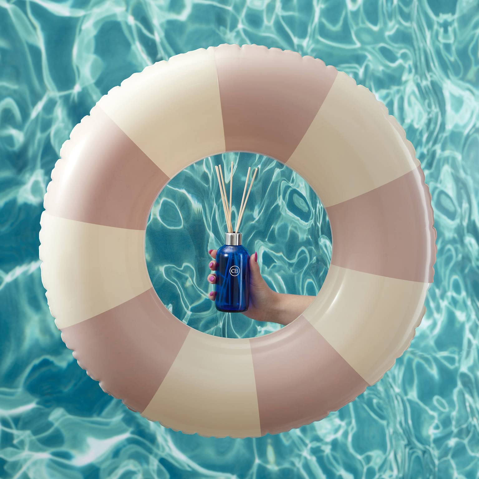 Capri Blue Volcano Reed Diffuser Set - Includes Reed Diffuser Sticks, Fragrance Oil, and Glass Bottle - Luxury Scented Room Fresheners - Cobalt Blue (8 fl oz)