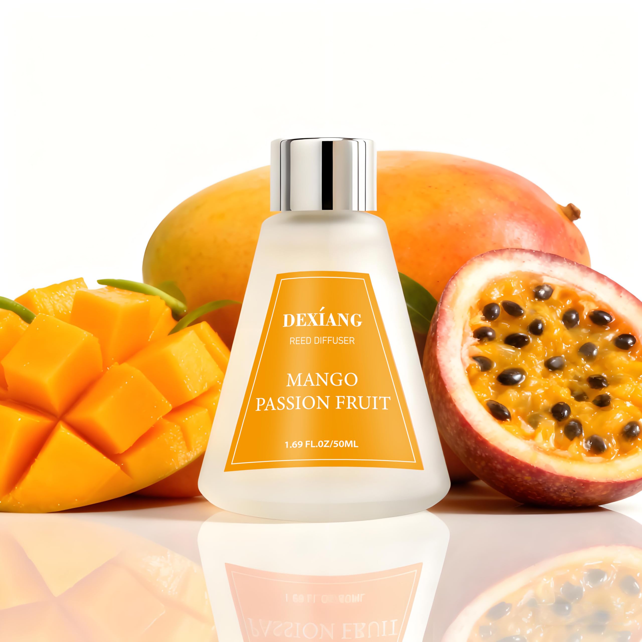 Reed Diffuser Set of 3 Packs, Lemon Verbena/Rose/red Berry, Oil Diffuser Reed Diffuser for for Home, Bathroom, Office Decor 1.7 Fl.oz, Total 5.1Oz