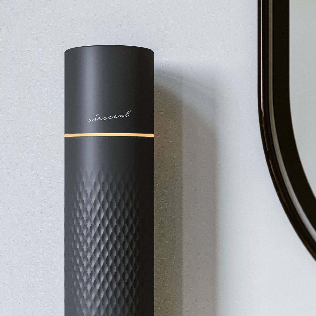 The AirScent Waterless Diffuser - Cold Air Scent Diffuser Oil Machine for Homes Offices Hotels and Spas - Aromatherapy Diffuser for Aesthetic Scenting - White - 4.05 Oz - Fragrance Oil Not Included