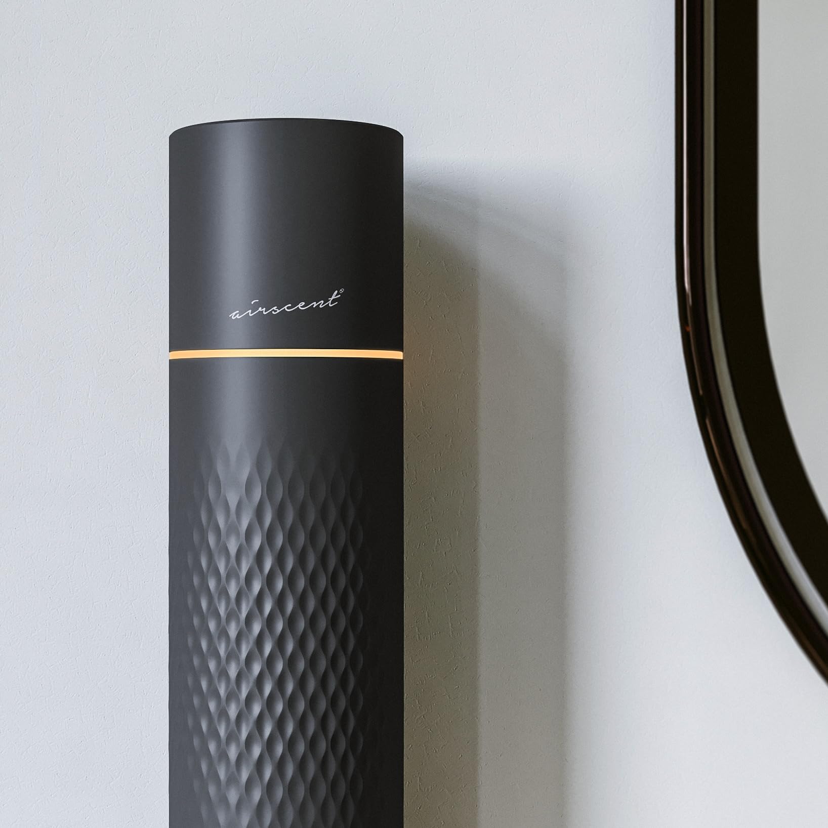 The AirScent Waterless Diffuser - Cold Air Scent Diffuser Oil Machine for Homes Offices Hotels and Spas - Aromatherapy Diffuser for Aesthetic Scenting - White - 4.05 Oz - Fragrance Oil Not Included