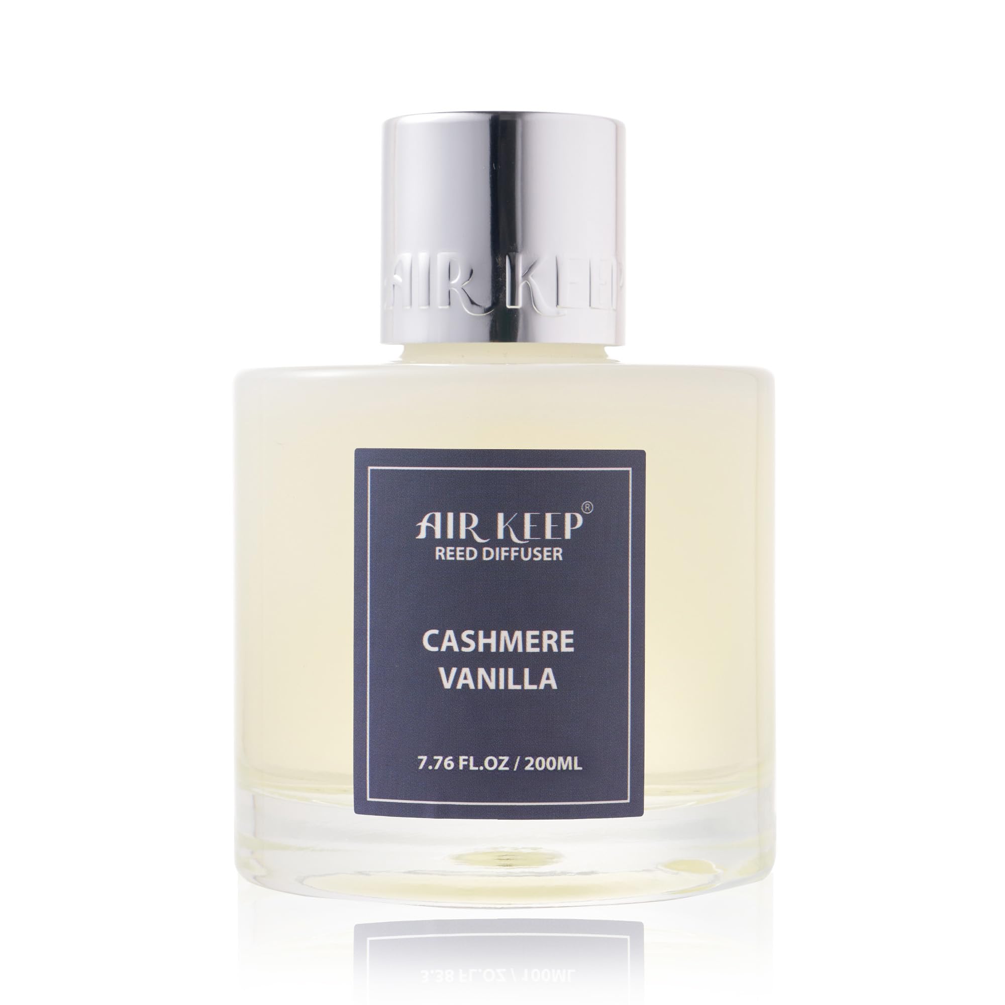 Airkeep Reed Diffuser Set,3.38 fl oz (100 ml) - Clean Linen Oil Diffusers with 8 Reed Sticks,Home Fragrance Reed Diffuser for Bathroom Shelf Decor