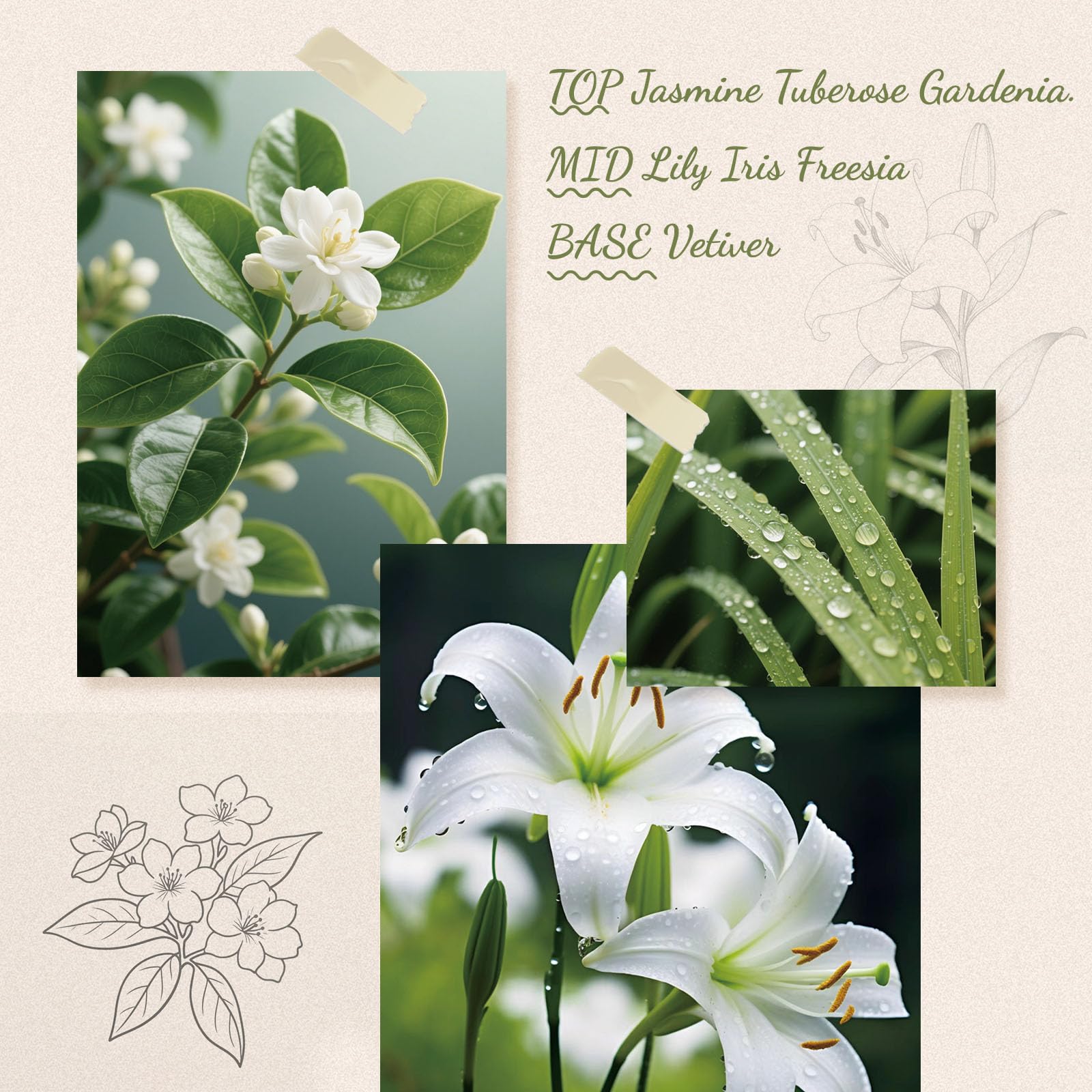 Reed Diffuser, 4 oz Earthy Sandalwood Scent Diffuser with 7 Sticks, Long Lasting Reed diffusers for Home, Elegant Fragrance for Bathroom Bedroom Office Decor, Air Fresh