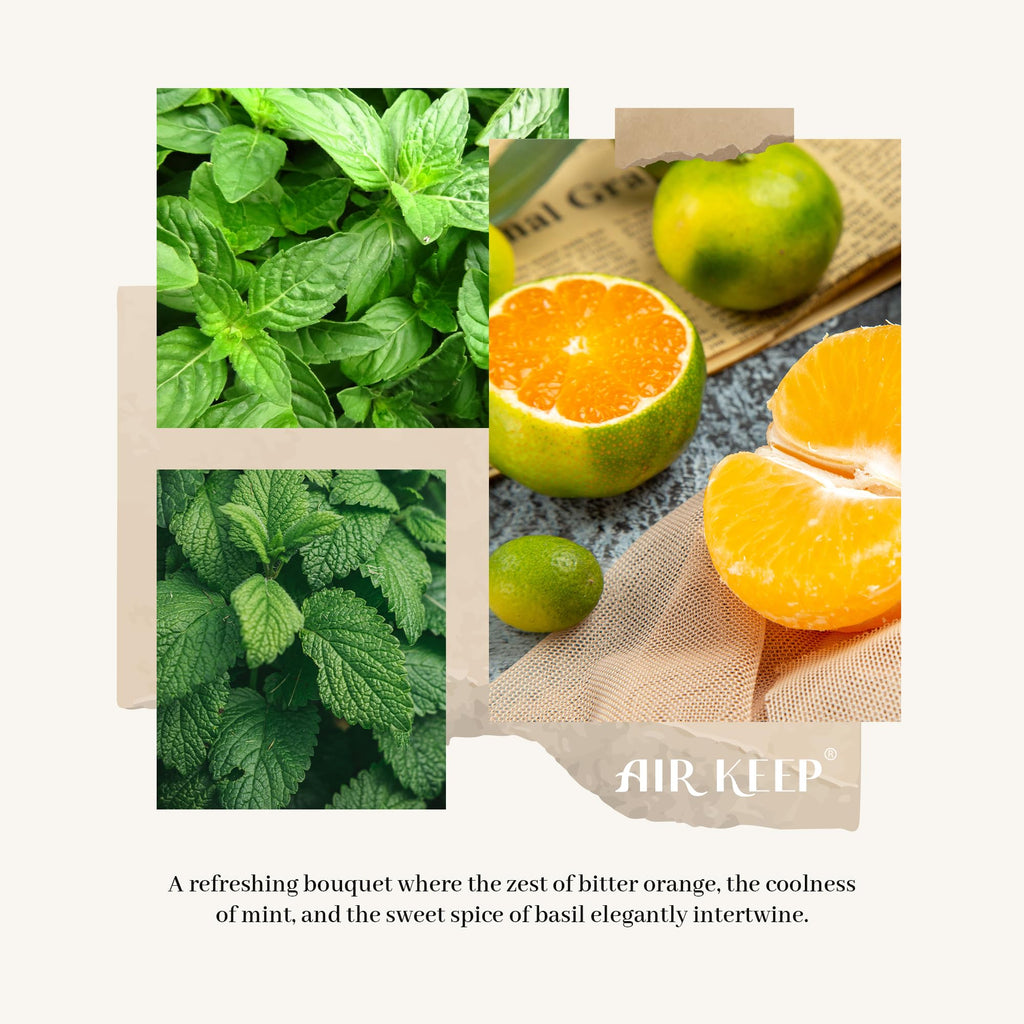 Airkeep Reed Diffuser Set,3.38 fl oz (100 ml) - Clean Linen Oil Diffusers with 8 Reed Sticks,Home Fragrance Reed Diffuser for Bathroom Shelf Decor