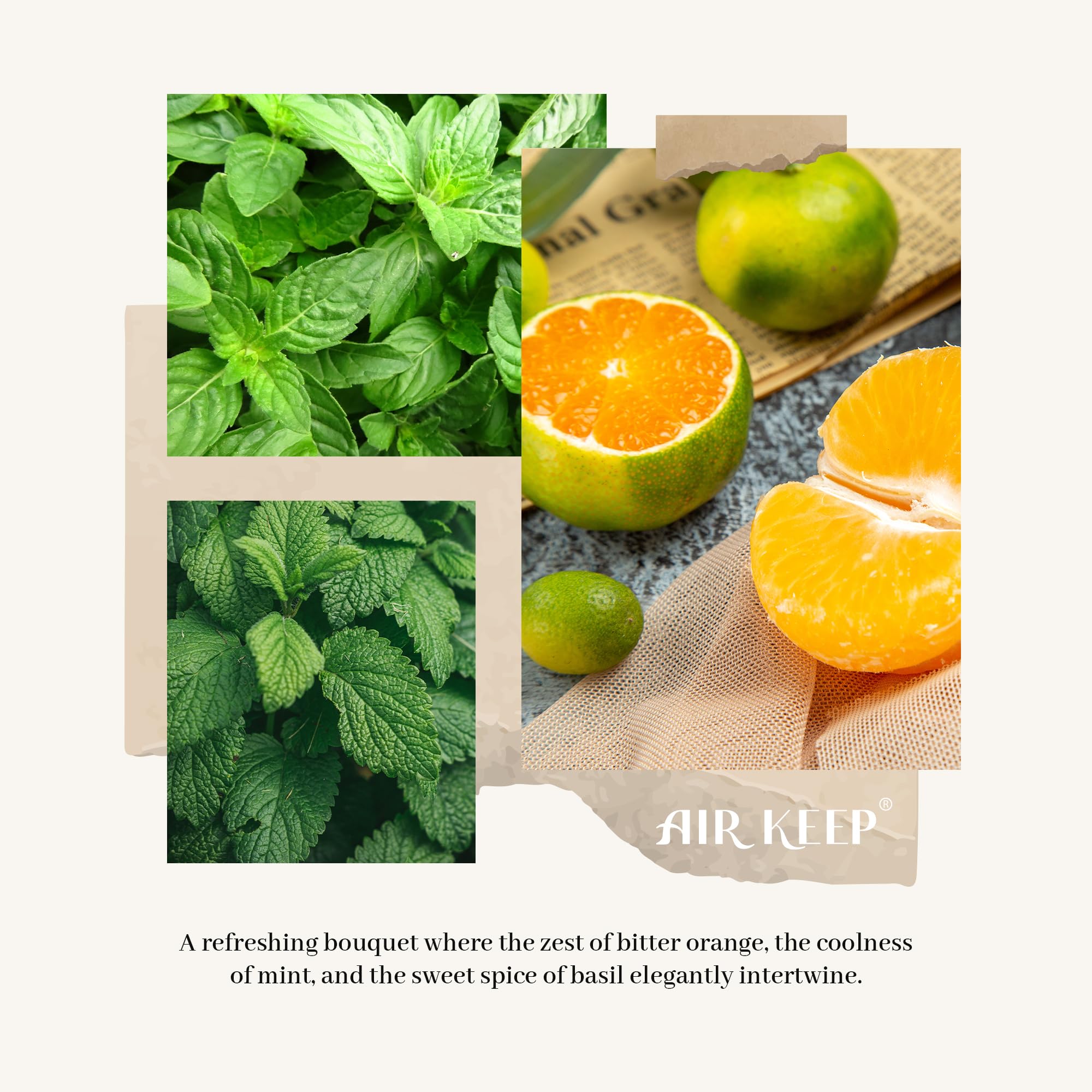 Airkeep Reed Diffuser Set,3.38 fl oz (100 ml) - Clean Linen Oil Diffusers with 8 Reed Sticks,Home Fragrance Reed Diffuser for Bathroom Shelf Decor