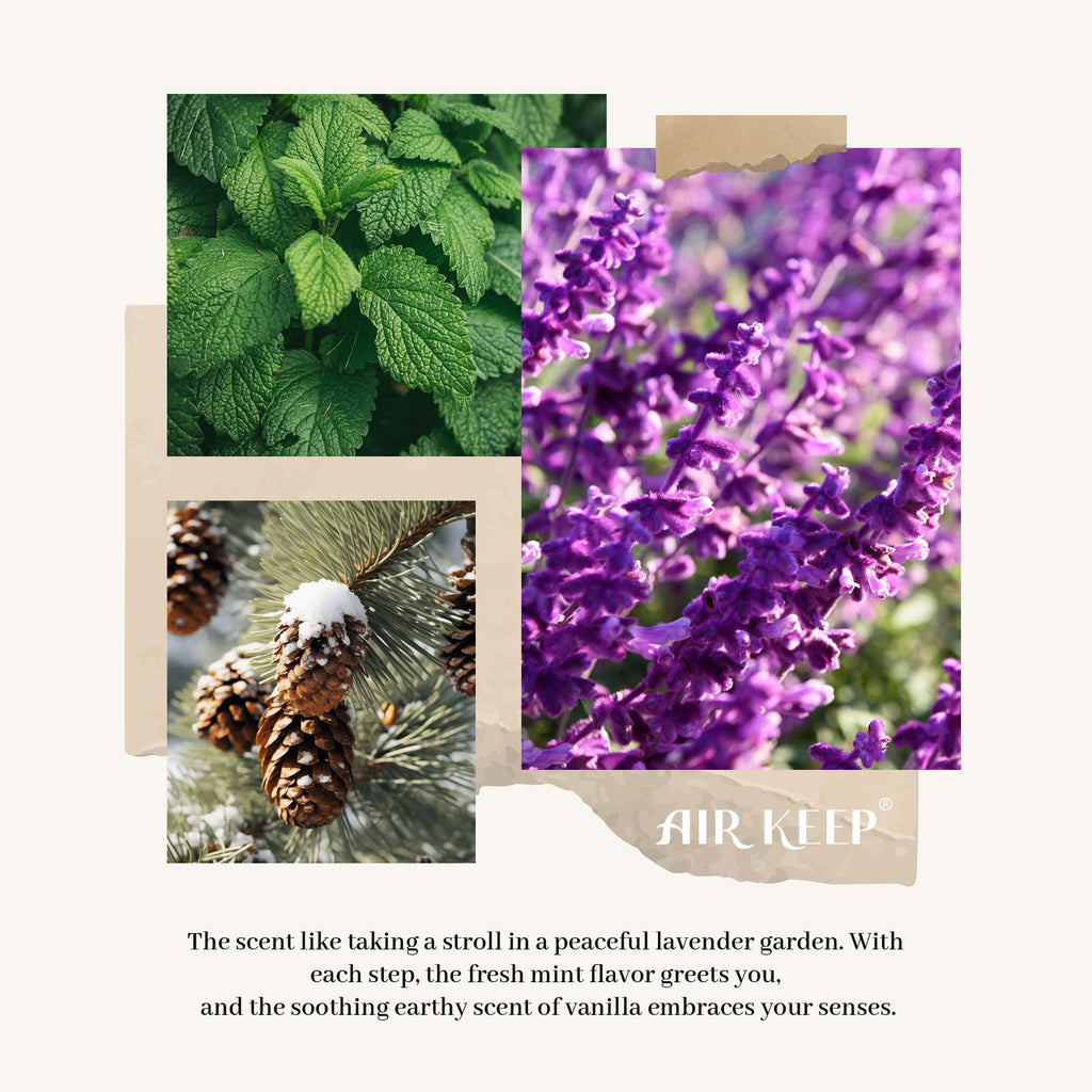 Airkeep Reed Diffuser Set,3.38 fl oz (100 ml) - Clean Linen Oil Diffusers with 8 Reed Sticks,Home Fragrance Reed Diffuser for Bathroom Shelf Decor