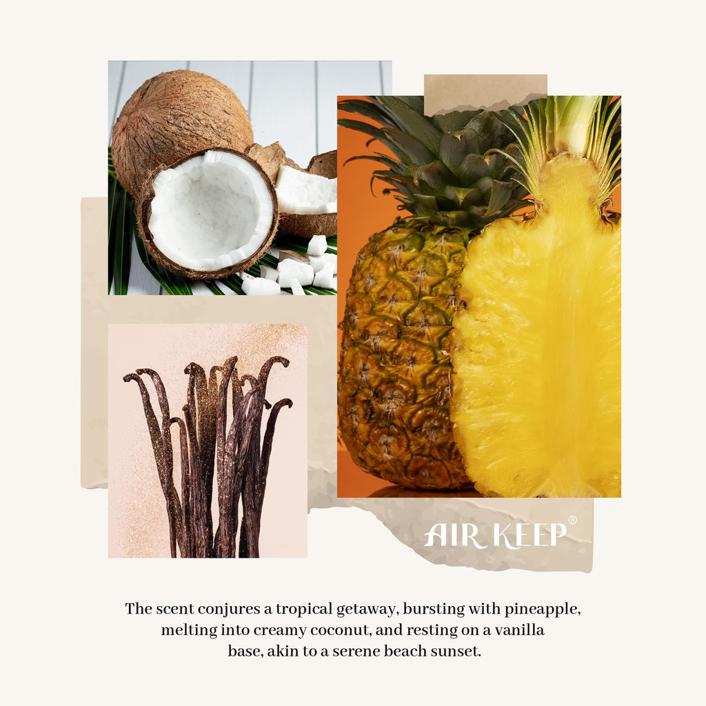 Airkeep Reed Diffuser Set,3.38 fl oz (100 ml) - Clean Linen Oil Diffusers with 8 Reed Sticks,Home Fragrance Reed Diffuser for Bathroom Shelf Decor