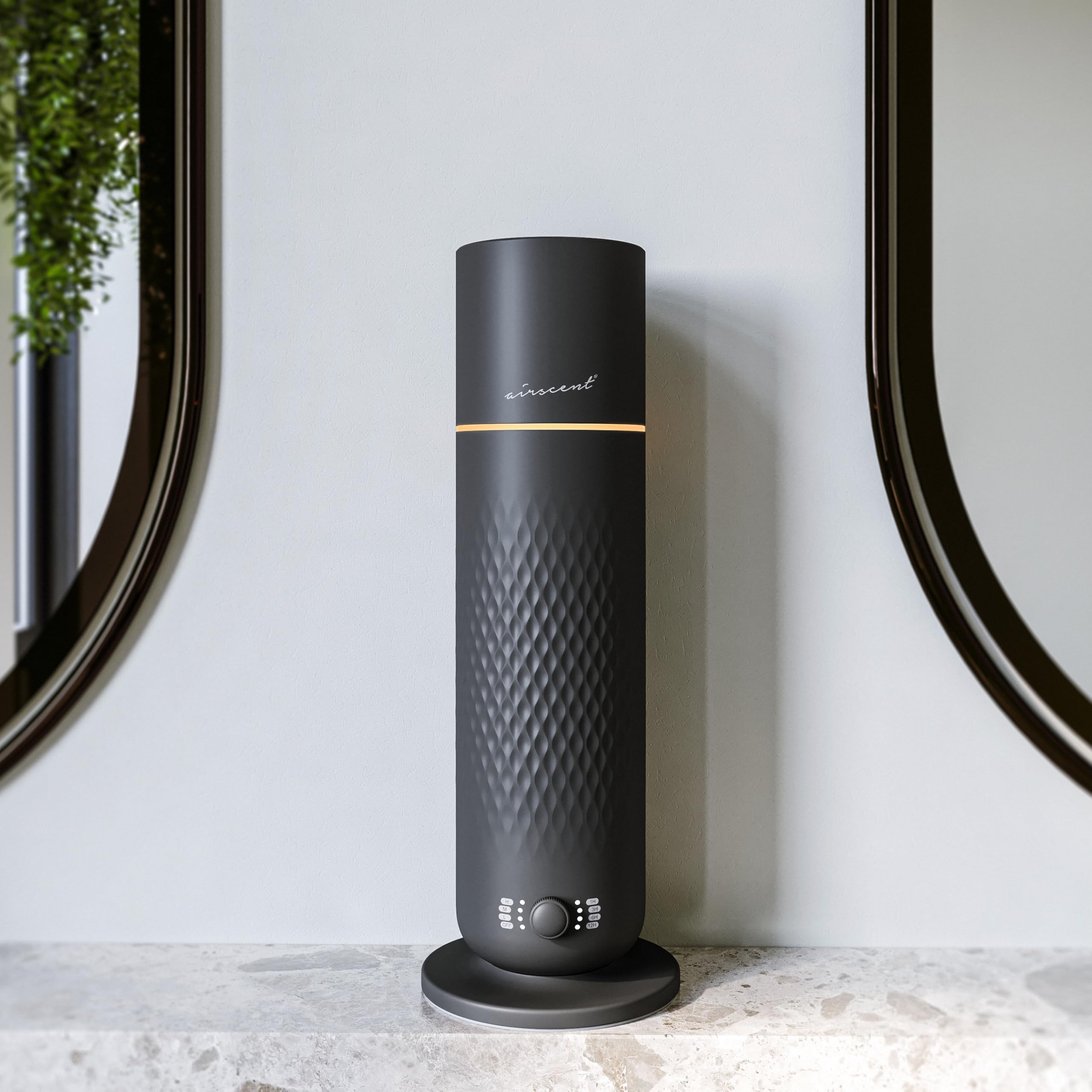 The AirScent Waterless Diffuser - Cold Air Scent Diffuser Oil Machine for Homes Offices Hotels and Spas - Aromatherapy Diffuser for Aesthetic Scenting - White - 4.05 Oz - Fragrance Oil Not Included