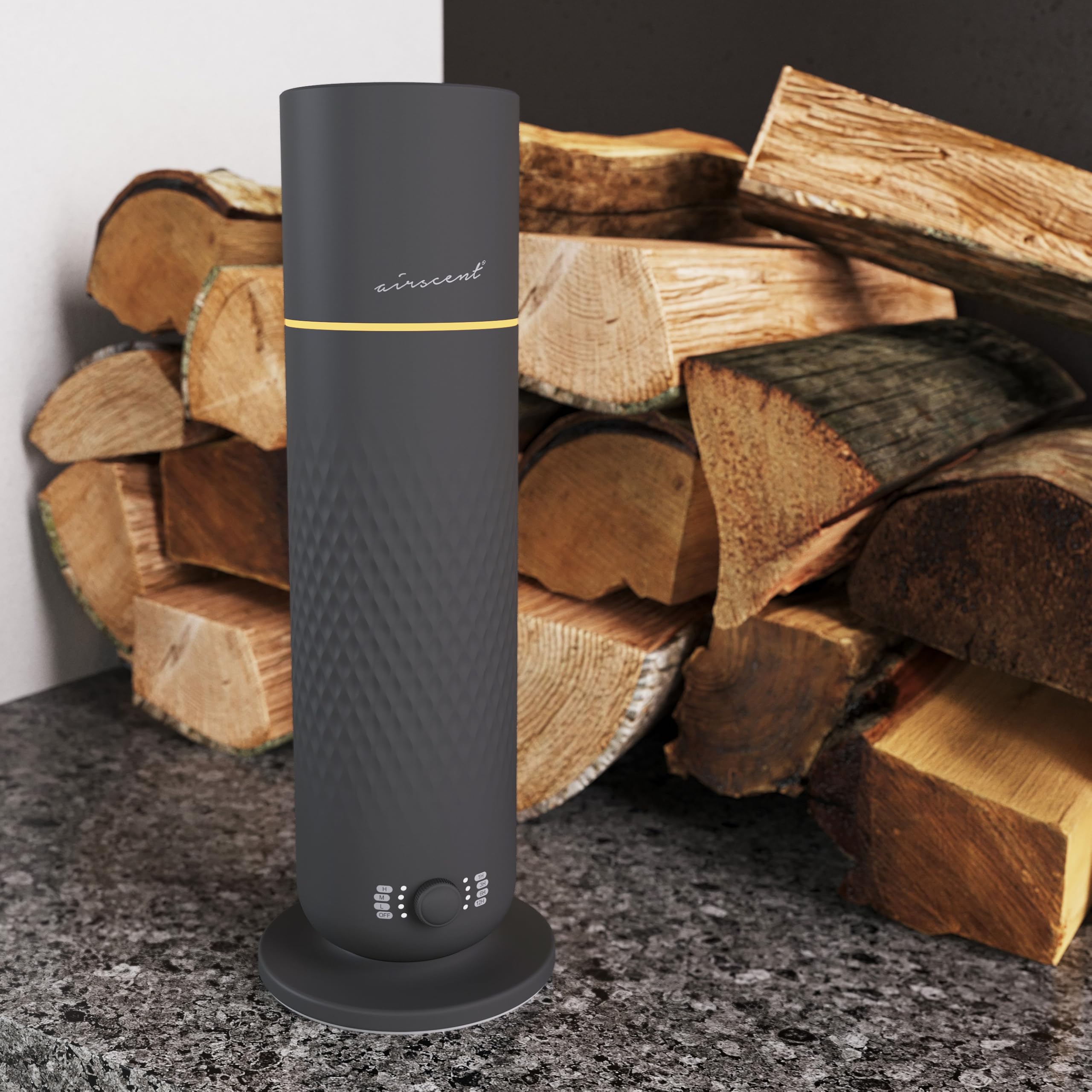 The AirScent Waterless Diffuser - Cold Air Scent Diffuser Oil Machine for Homes Offices Hotels and Spas - Aromatherapy Diffuser for Aesthetic Scenting - White - 4.05 Oz - Fragrance Oil Not Included